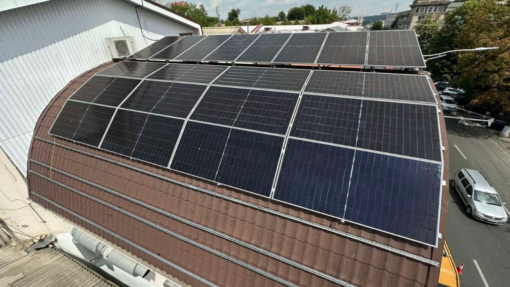 Stație fotovoltaică 25kW Chișinău Vasile Alexandri clinica stomatologică panouri solare ePrime