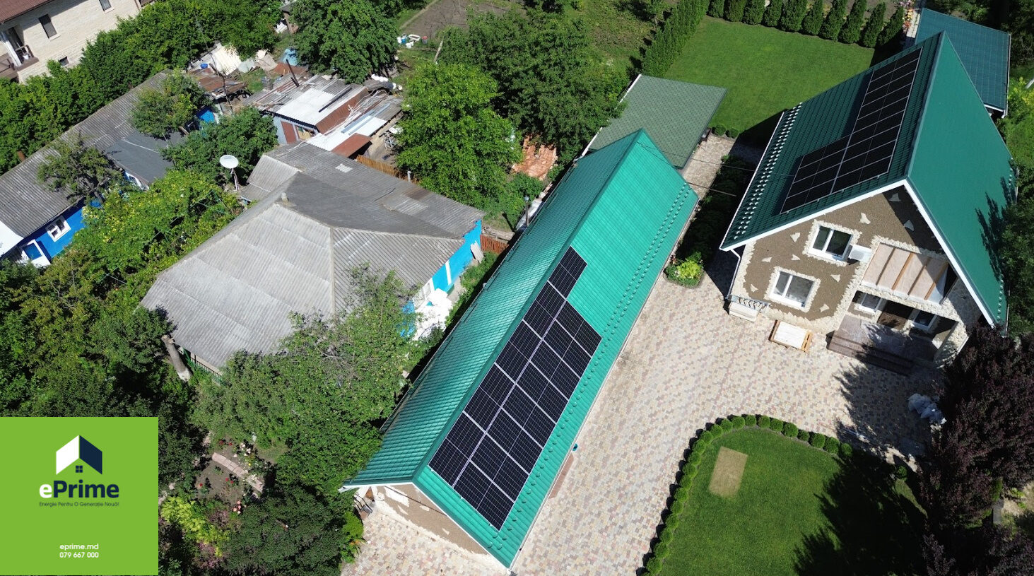 ePrime Stație fotovoltaică de 15 kW în mun. Bălți, str. Carașiov