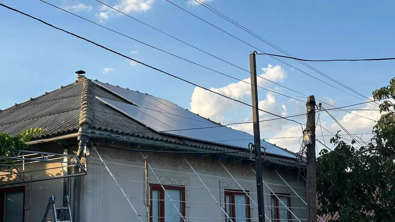 Instalare panouri fotovoltaice ePrime Găgăuzia, Ceadîr-Lunga- stație fotovoltaică 9kw