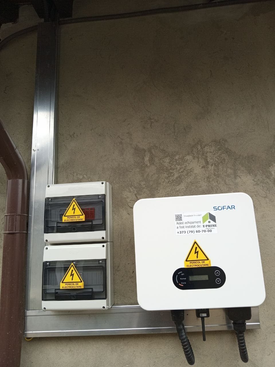 Chisinau Ion Inculet stație fotovoltaică 7kW