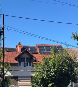 Stație fotovoltaică de 11 kW în Chișinău, str. Constantin Stamati