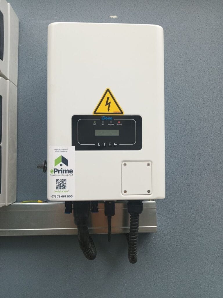 ePrime Stație fotovoltaică de 16 kW în Chișinău, str. Ion Pelivan