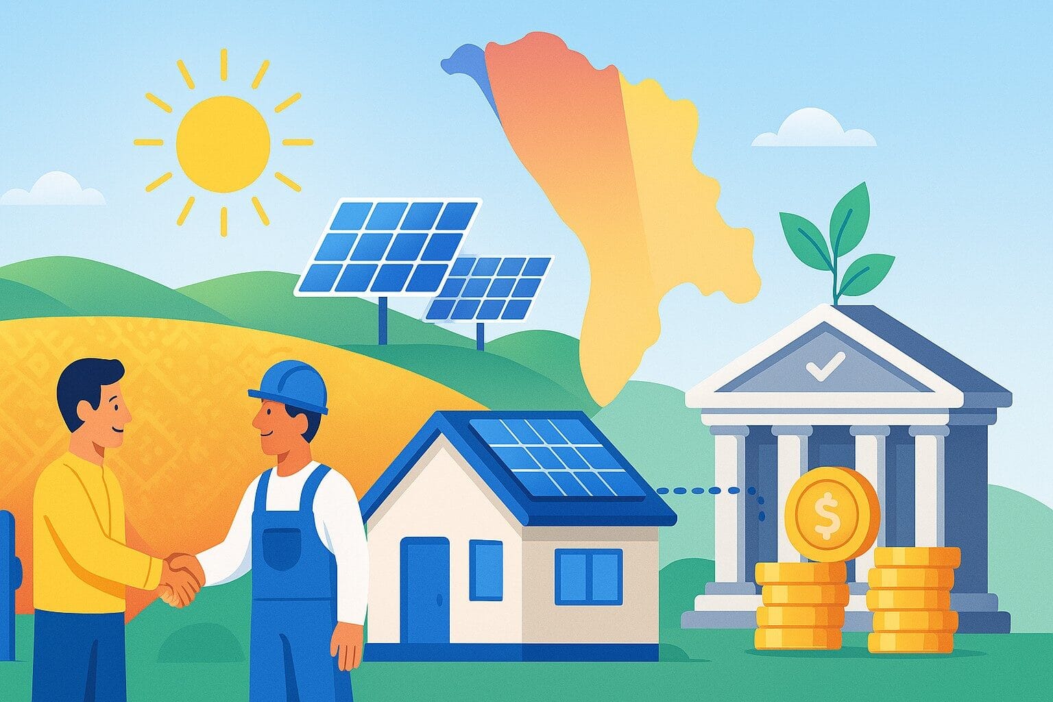 ePrime Проектирование и монтаж солнечных станций в Молдове. 15 инженеров в штате. 1000+ реализованных объектов. B2B и частные дома. Офис Кишинев. Legalizare și Extindere aviz pentru sisteme solare