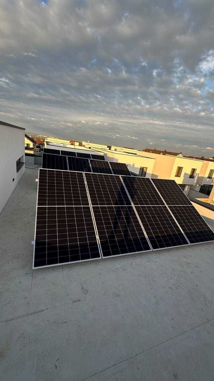 ePrime Centrală fotovoltaică de 12 kW în or. Durlești, str. Ștefan Ciobanu