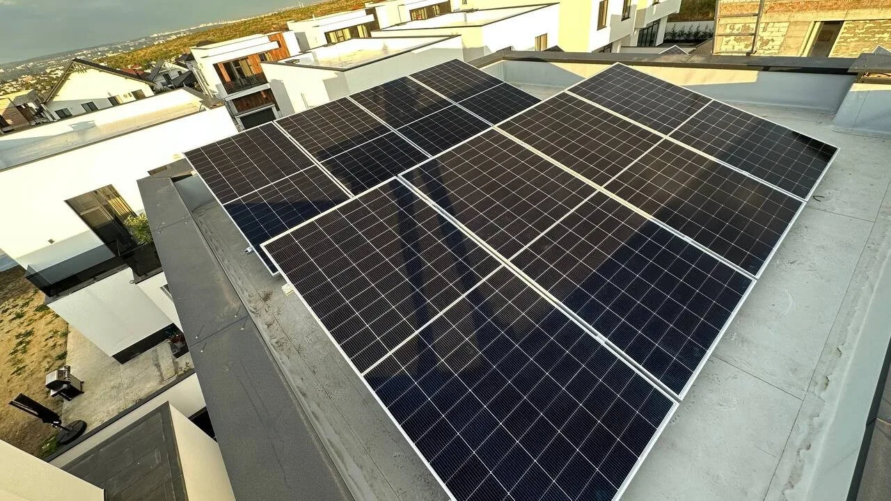 ePrime Centrală fotovoltaică de 12 kW în or. Durlești, str. Ștefan Ciobanu