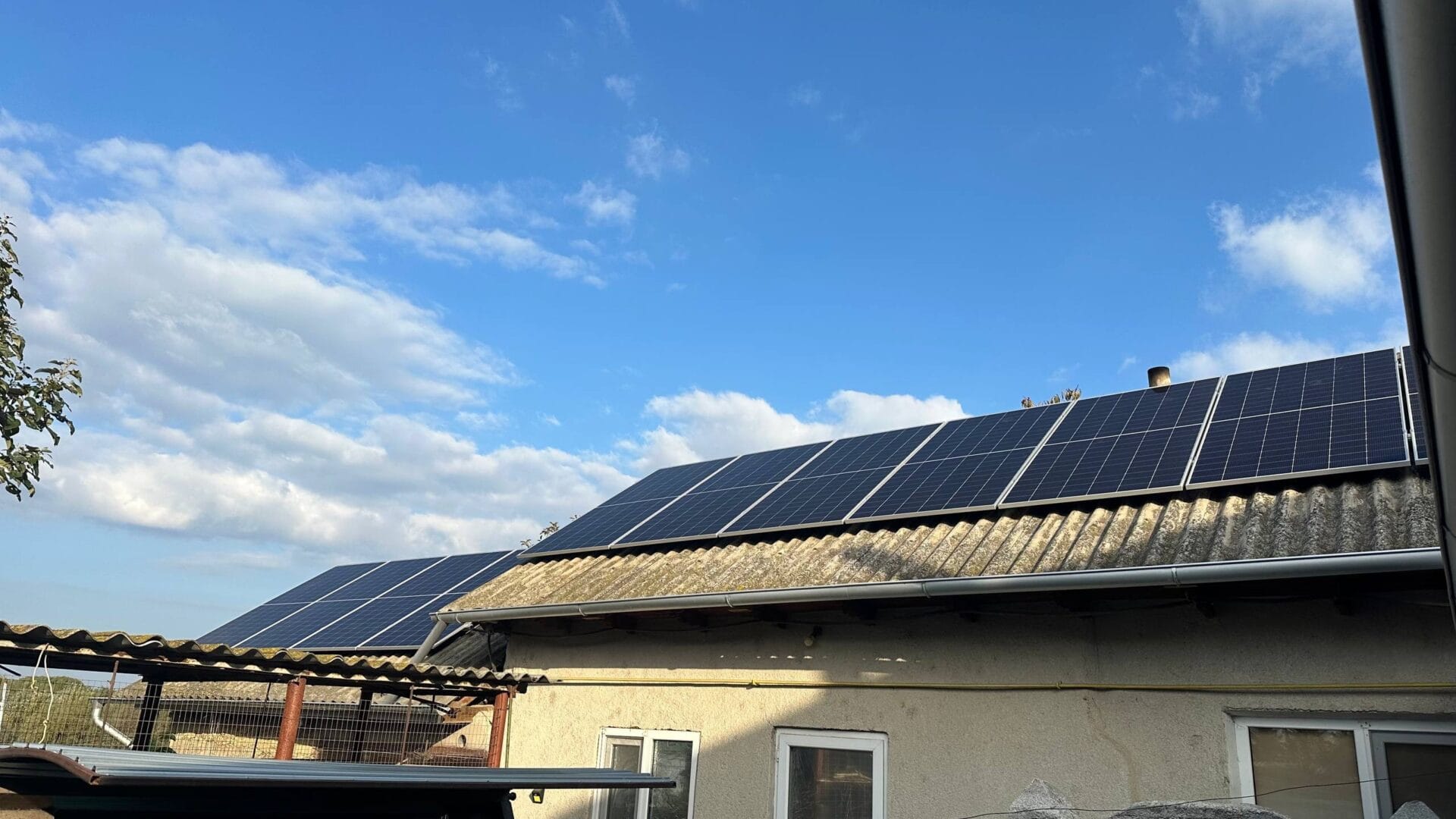 Stație fotovoltaică 12kW Colibași strada Libertății panouri solare ePrime