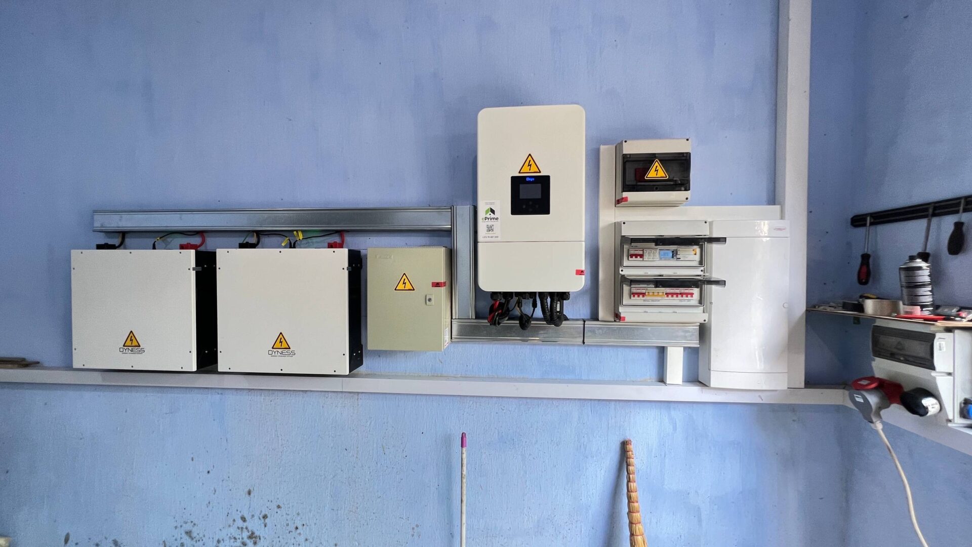 Stație fotovoltaică 12kW Colibași strada Libertății panouri solare ePrime