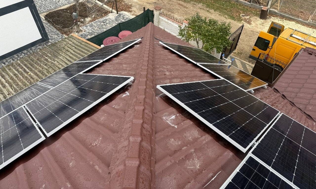 Stație fotovoltaică 10 kW Dănceni str. Negruzzi – panouri solare ePrime