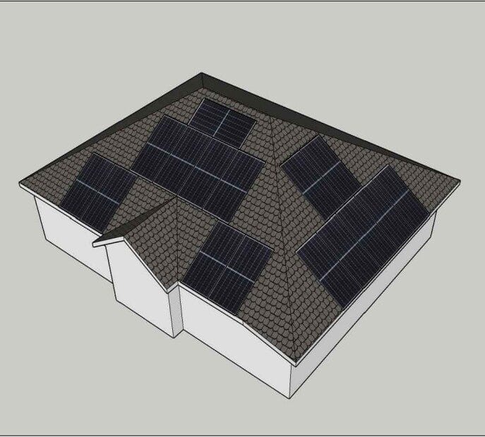 Stație fotovoltaică 10 kW Dănceni str. Negruzzi – panouri solare ePrime