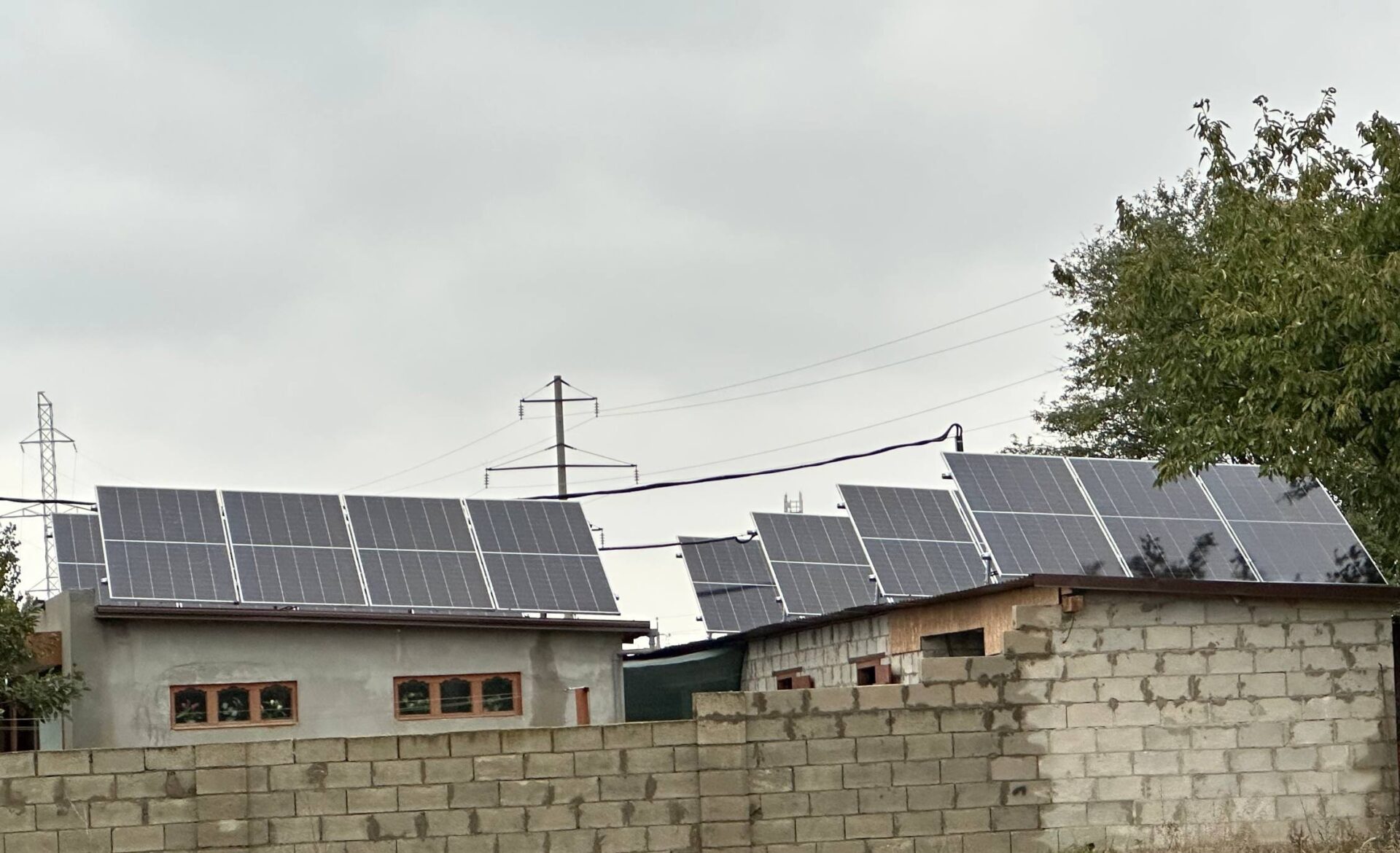 Stație fotovoltaică 12kW Gotești strada Mircea cel Bătrîn panouri solare ePrime