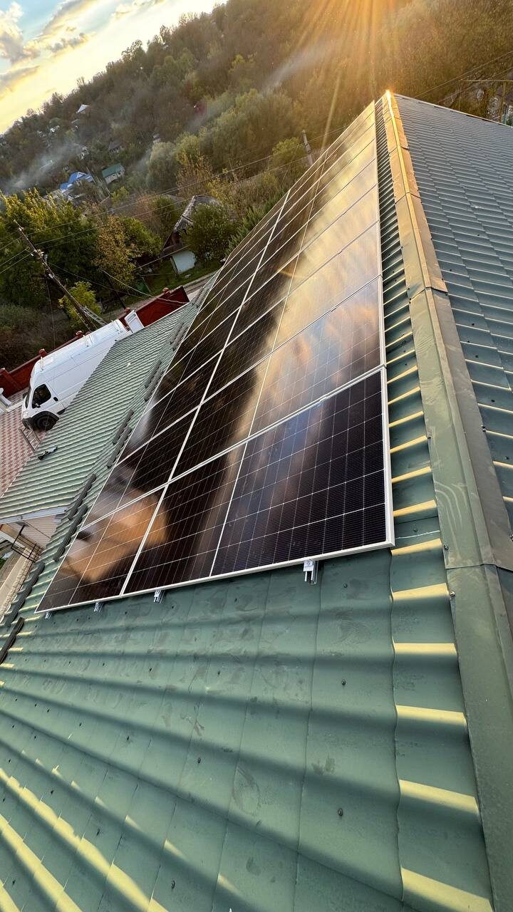 Stație fotovoltaică 11kW Călărași strada Alexei Mateevici panouri solare ePrime