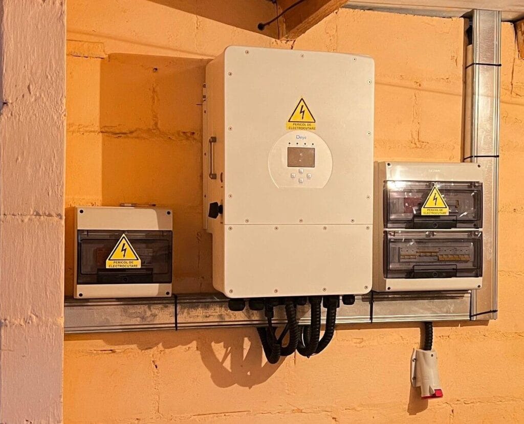 Stație fotovoltaică 12kW Gotești strada Mircea cel Bătrîn panouri solare ePrime