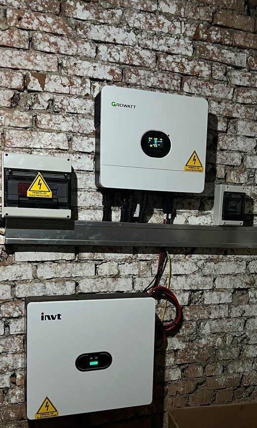 panouri fotovoltaice rezina, montaj la sol, growatt moldova, longi 610w, eprime, energie solara.