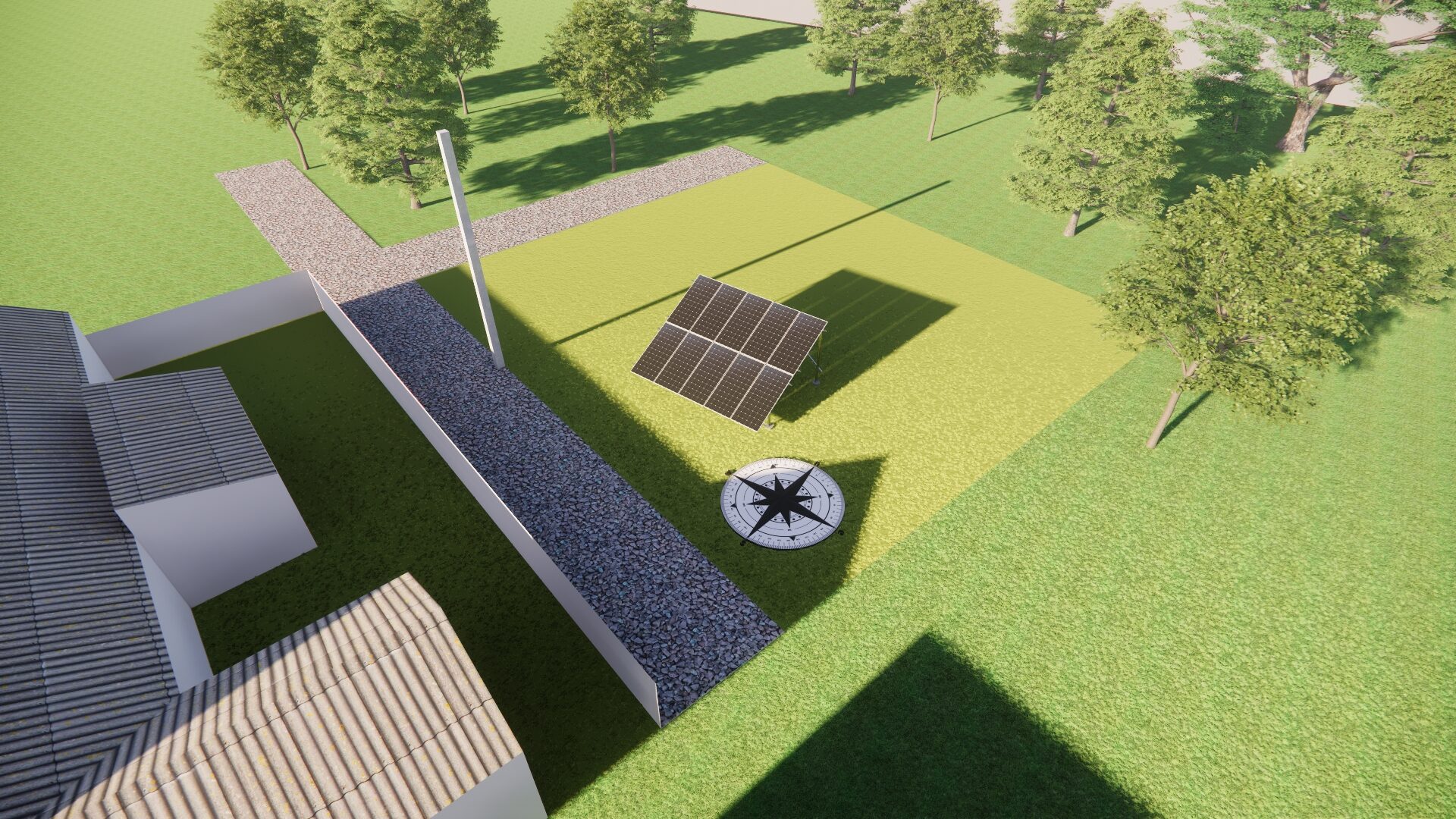 panouri fotovoltaice rezina, montaj la sol, growatt moldova, longi 610w, eprime, energie solara.