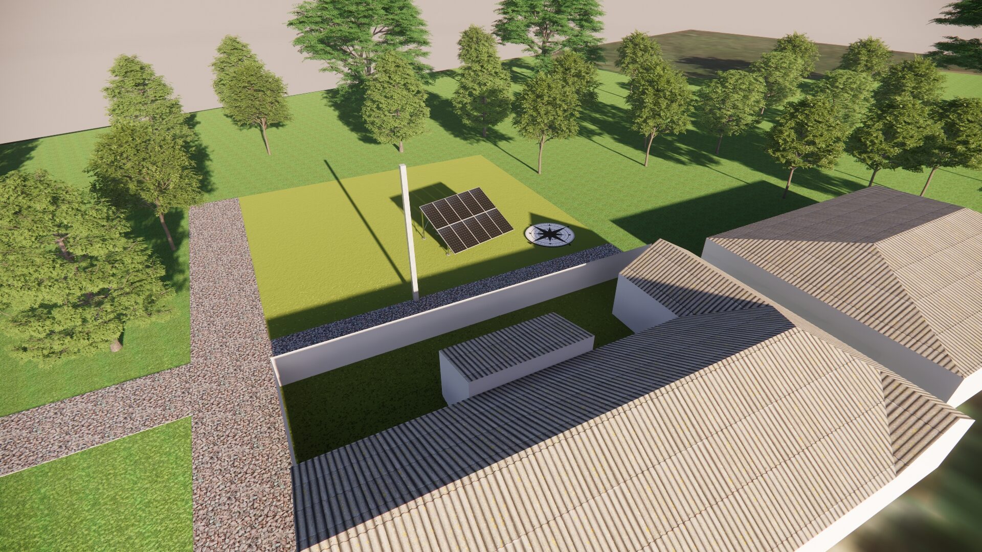 panouri fotovoltaice rezina, montaj la sol, growatt moldova, longi 610w, eprime, energie solara.