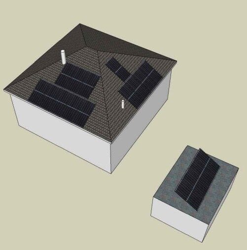 Proiect Fotovoltaic Hibrid 10kW Telenești | Montaj pe Ardezie și Țiglă | Eprime.md