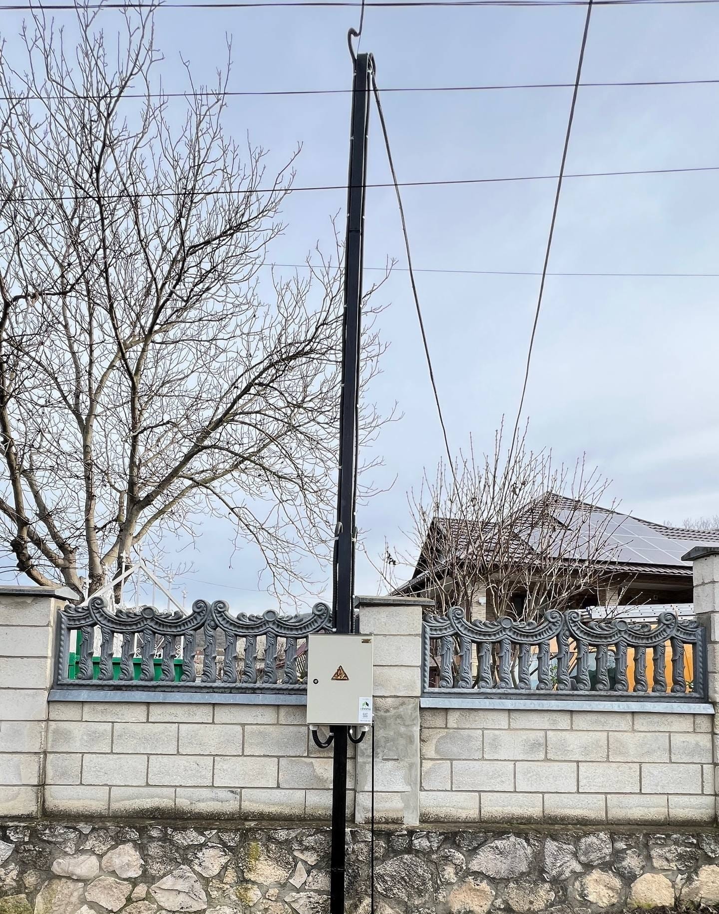 Bloc de măsură și protecție (BMP) instalat pentru sistem fotovoltaic.