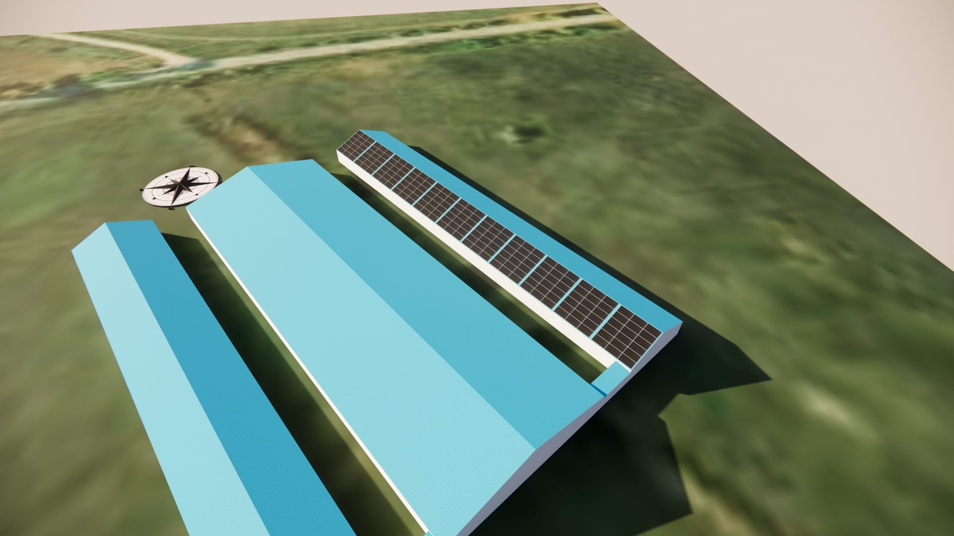 D-моделирование и расчет затенений в программе PVsyst для коммерческой солнечной станции мощностью 113 кВт от E-Prime