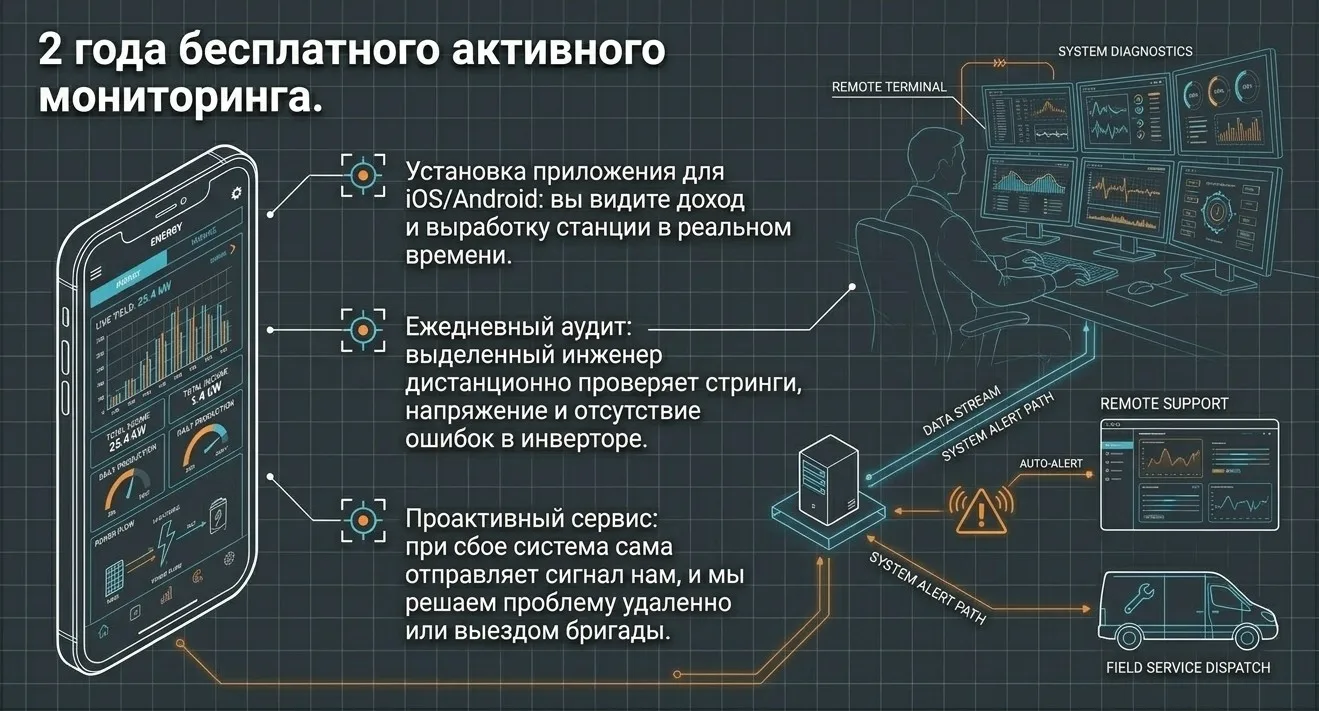 Industrial_Solar_EngineerMonitorizarea сервисное обслуживание солнечных электростанций