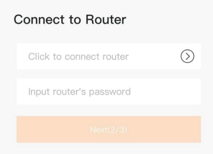 Окно Connect to Router: выбор сети и ввод пароля